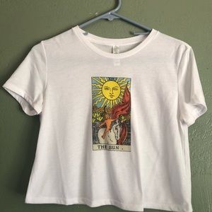Tarot The Sun Print Crop